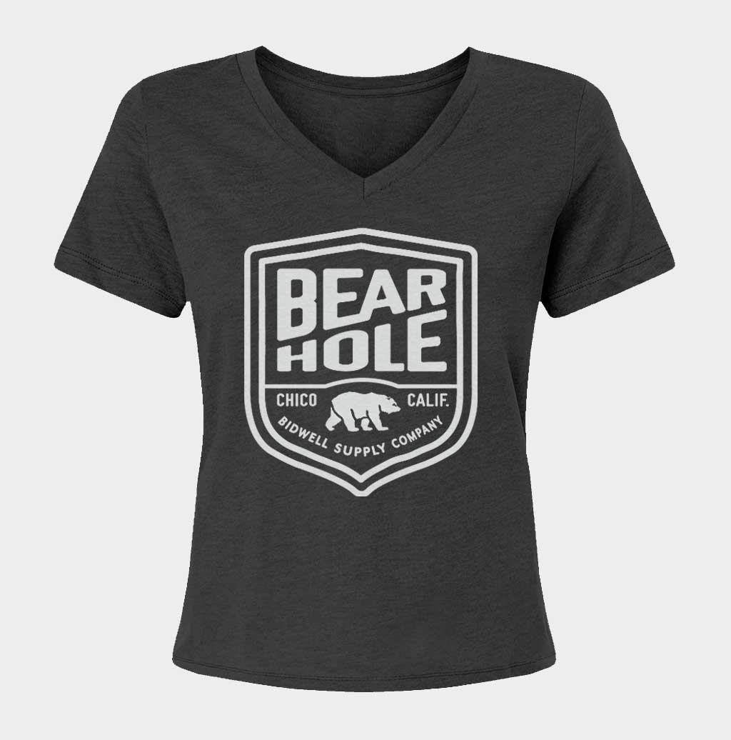 Bear Hole Shield Relaxed V-Neck