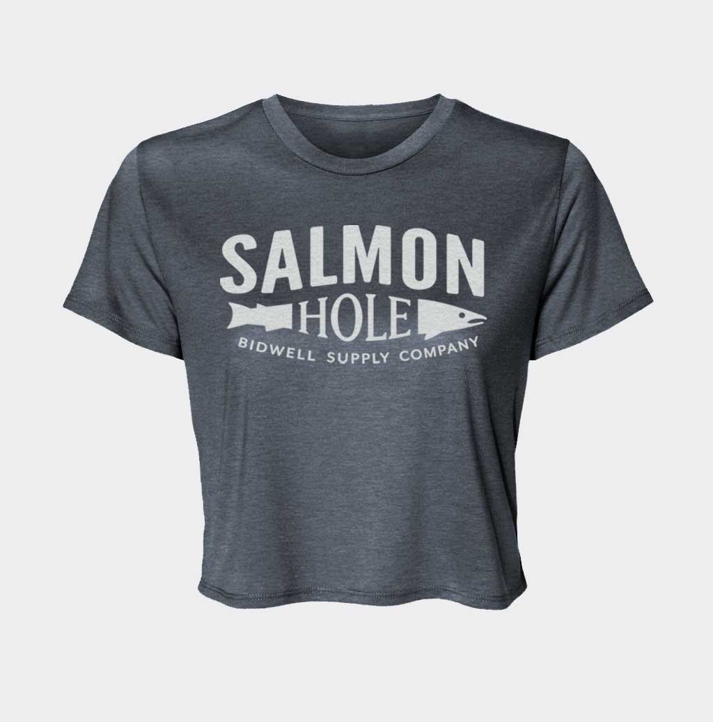 Salmon Hole Crop Top