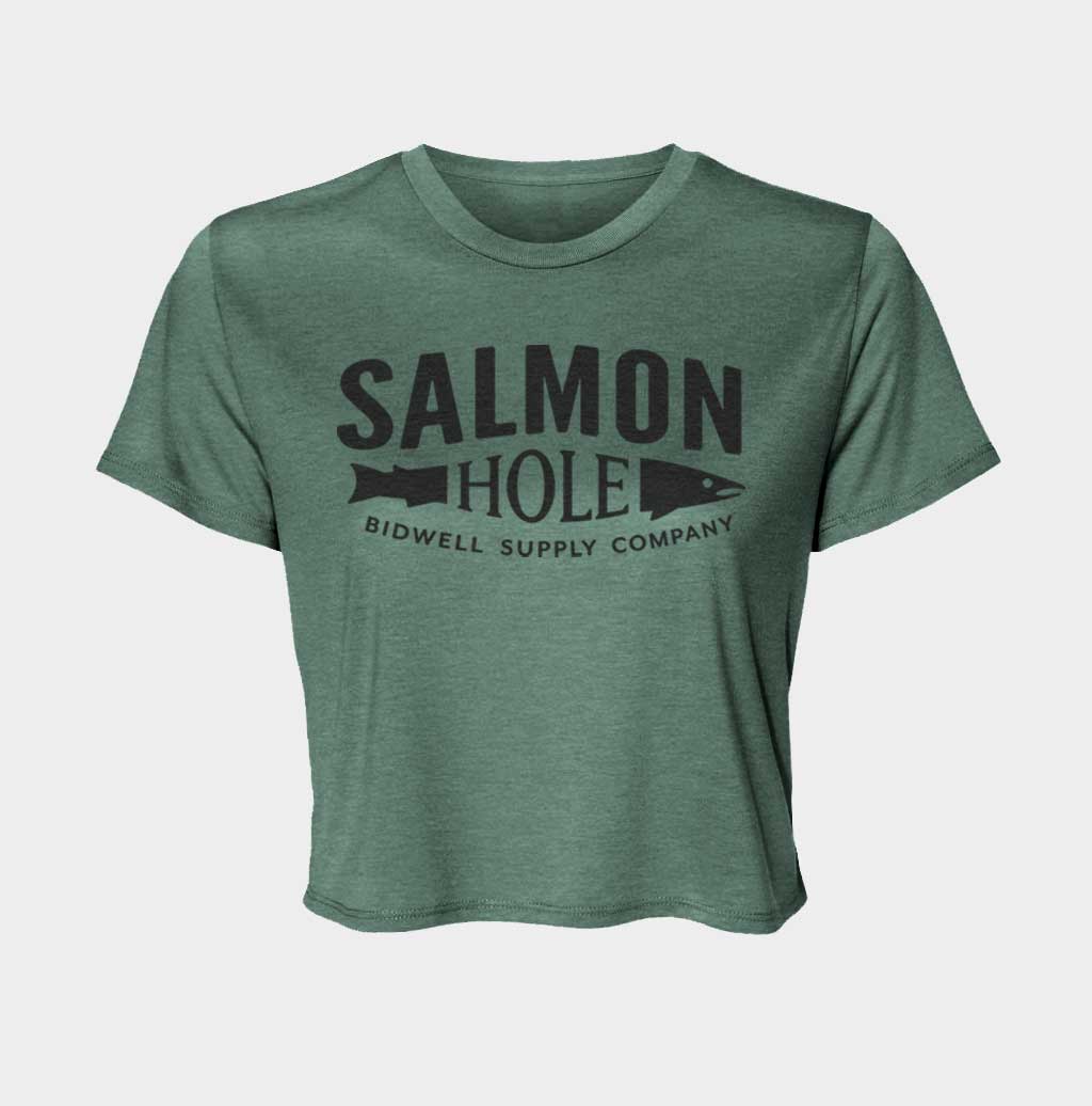Salmon Hole Crop Top