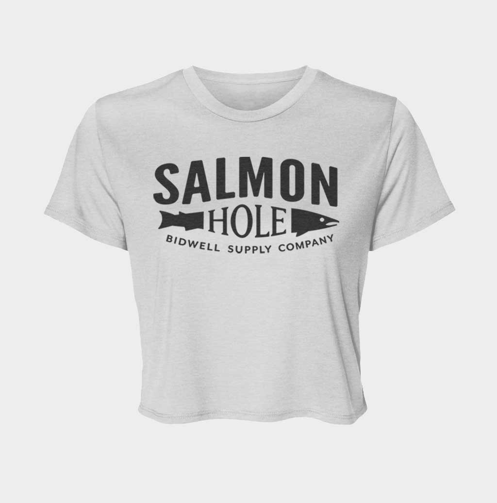 Salmon Hole Crop Top