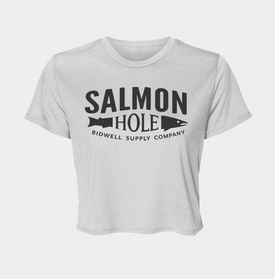Salmon Hole Crop Top