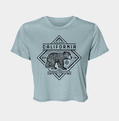California Bear Cub Crop Top