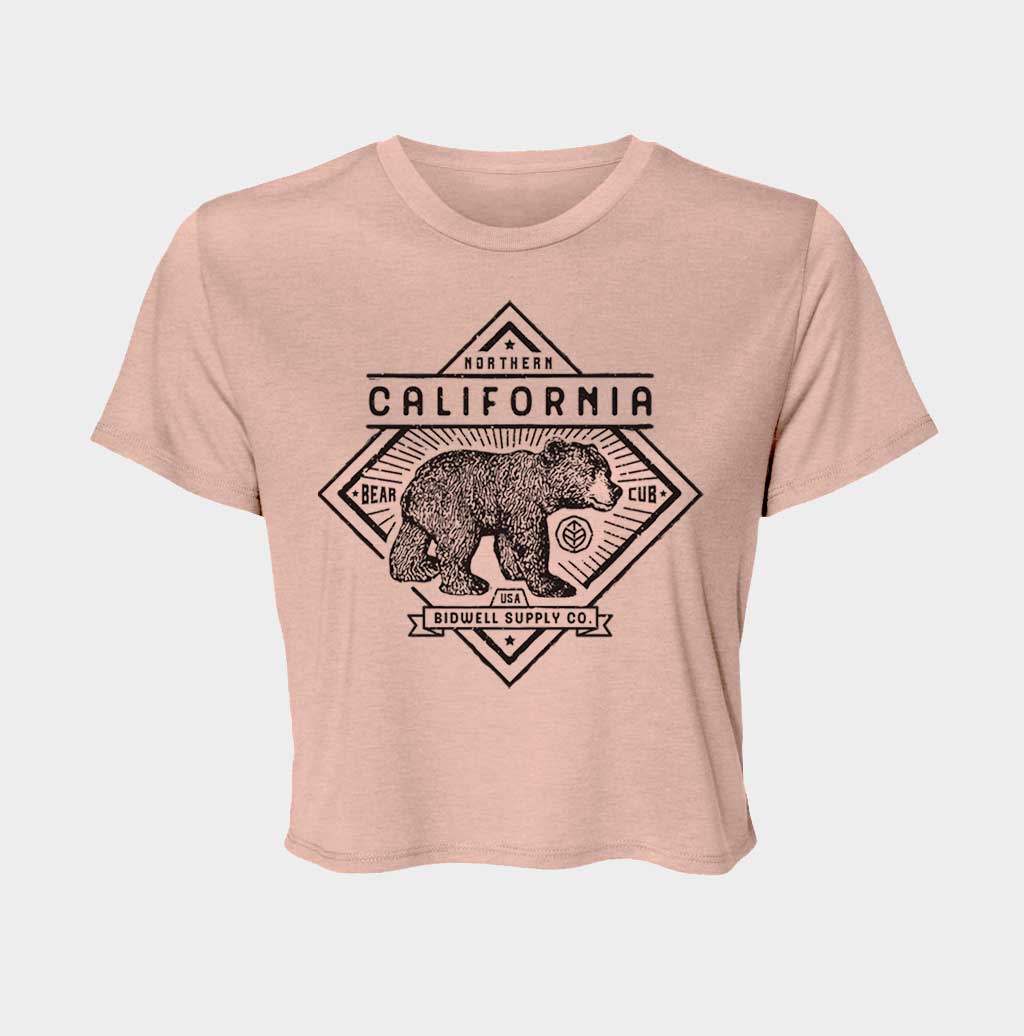 California Bear Cub Crop Top