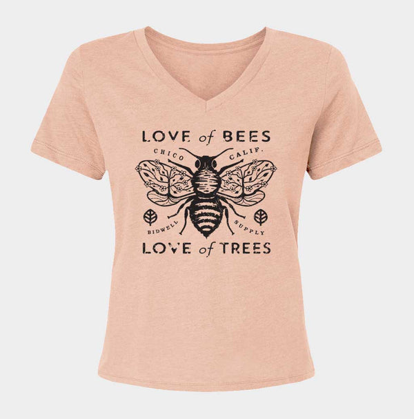 Bees and Trees Relaxed V-Neck